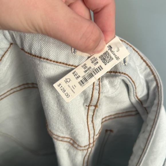 Madewell The Plus Perfect Vintage Wide-Leg Crop Jean in Edmunds Wash Sz 26W NWT - Picture 10 of 11